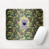 Thin Blue Line Badge Muismat (Met muis)