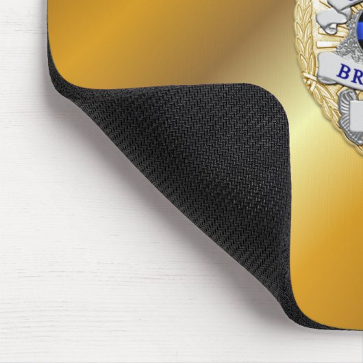 Thin Blue Line Badge Muismat (Hoek)