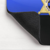 Thin Blue Line - Badge Muismat (Hoek)