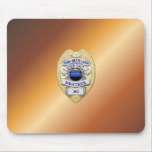 Thin Blue Line Badge Muismat (Voorkant)