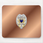 Thin Blue Line Badge Muismat (Voorkant)