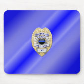 Thin Blue Line Badge Muismat (Voorkant)