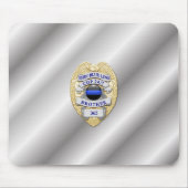 Thin Blue Line Badge Muismat (Voorkant)