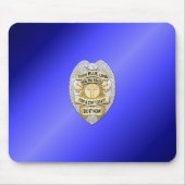 Thin Blue Line Badge Muismat (Voorkant)
