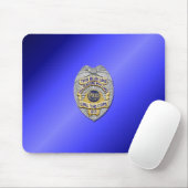 Thin Blue Line Badge Muismat (Met muis)