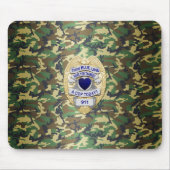 Thin Blue Line Badge Muismat (Voorkant)