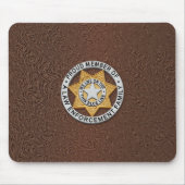 Thin Blue Line Badge Muismat (Voorkant)