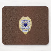 Thin Blue Line Badge Muismat (Voorkant)