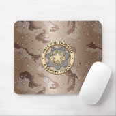 Thin Blue Line Badge Muismat (Met muis)