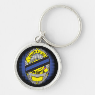 Thin Blue Line Badge Sleutelhanger