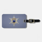 Thin Blue Line Bagagelabel (Voorkant horizontaal)