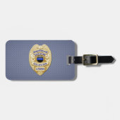 Thin Blue Line Bagagelabel (Voorkant horizontaal)