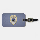 Thin Blue Line Bagagelabel (Voorkant horizontaal)