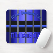 Thin Blue Line - Behind Bars Muismat (Met muis)