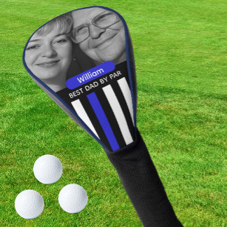 Thin Blue Line, Best Dad, Photo, Monogram, Flag Golfheadcover