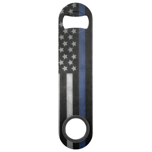 Thin Blue Line Bottle Open Speed Flessenopener (Voorkant)