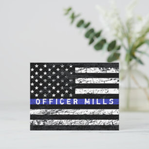 Thin Blue Line Briefkaart