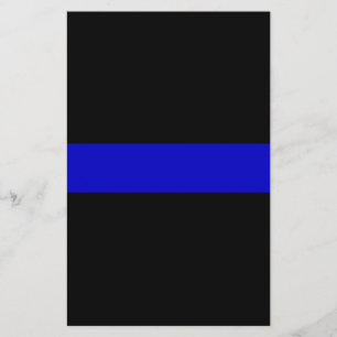 Thin Blue Line Briefpapier