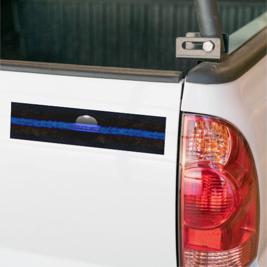 Thin Blue Line Bumpersticker (Op Truck)