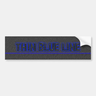 Thin Blue Line Bumpersticker