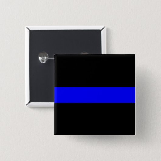 Thin Blue Line Button (Voorkant /achterkant)