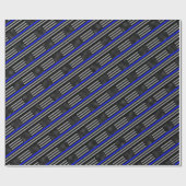 Thin Blue Line Cadeaupapier (Vlak)
