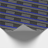 Thin Blue Line Cadeaupapier (Hoek)