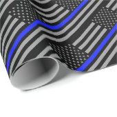 Thin Blue Line Cadeaupapier (Rol Hoek)