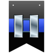 Thin Blue Line Captain Promotion Vlaggetjes (Eerste vlag)