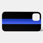 Thin Blue Line Case-Mate iPhone Case (Achterkant (horizontaal))