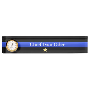 Thin Blue Line - Chief 1 Star Rank Naambordje