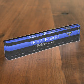 Thin Blue Line - Chief Full Bird Eagle Rank Naambordje (Zijkant)