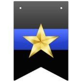 Thin Blue Line Chief Promotion Bunting Flags Vlaggetjes (Eerste vlag)