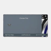 Thin Blue Line Chief Rank Bureaumat (Voorkant)