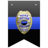 Thin Blue Line Custom Badges and Buttonnen Vlaggetjes (Eerste vlag)