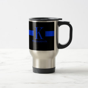 Thin Blue Line Custom Monogram Reisbeker