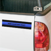 Thin Blue Line Custom Text Bumpersticker (Op Truck)