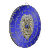 Thin Blue Line Dartbord (Voorkant Links)