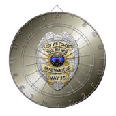 Thin Blue Line Dartbord (Voorkant)