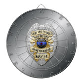 Thin Blue Line Dartbord (Voorkant)