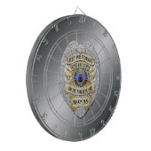 Thin Blue Line Dartbord (Voorkant Links)