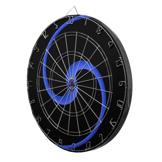 Thin Blue Line Dartbord (Voorkant Rechts)