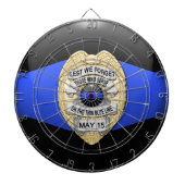 Thin Blue Line Dartbord (Voorkant)