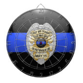 Thin Blue Line Dartbord (Voorkant)