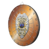 Thin Blue Line Dartbord (Voorkant Rechts)