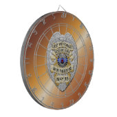 Thin Blue Line Dartbord (Voorkant Links)