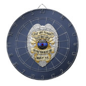 Thin Blue Line Dartbord (Voorkant)