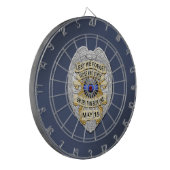 Thin Blue Line Dartbord (Voorkant Links)