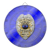 Thin Blue Line Dartbord (Voorkant)