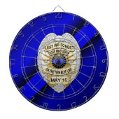 Thin Blue Line Dartbord (Voorkant)